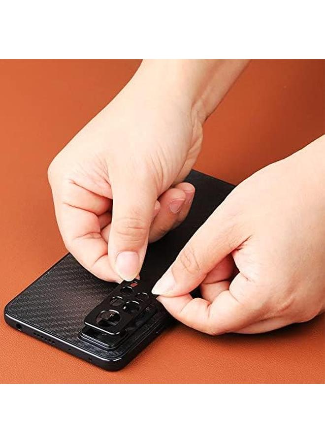 إيروريكس عبوة من واقي شاشة لهاتف Xiaomi Redmi Note 11 Pro 5G 4G مقاس 6,67 بوصة، مع واقي معدني لعدسة الكاميرا، وواقي خلفي من ألياف الكربون، بما في ذلك مجموعة التثبيت السهلة - Image 5