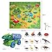 TEMI Dinosaur Truck Toys for Kids 35 Tyrannosaurus Transport Car Carrier Truck with Spray 8 Dinosaur Figures 3 Cars and 6 Eggs Gifts for Boys and Girls 3 4 5 6 7 - Image 4