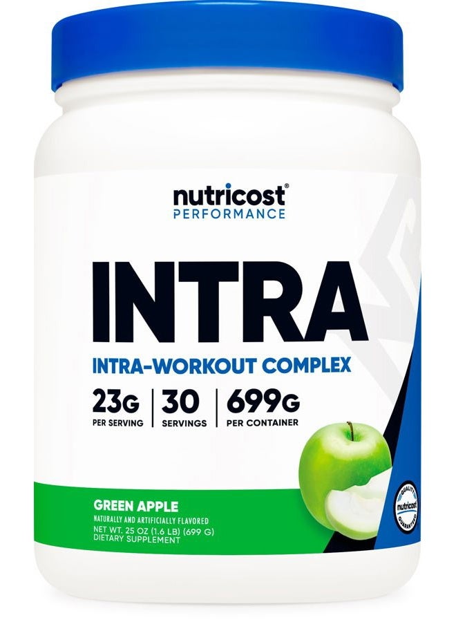 Nutricost Intra Workout Powder, 30 Servings (Green Apple) - Non-GMO, Gluten-Free Supplement - Image 1