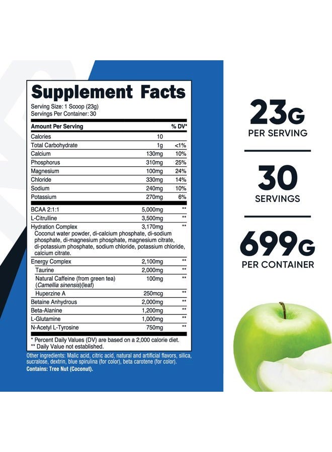Nutricost Intra Workout Powder, 30 Servings (Green Apple) - Non-GMO, Gluten-Free Supplement - Image 2
