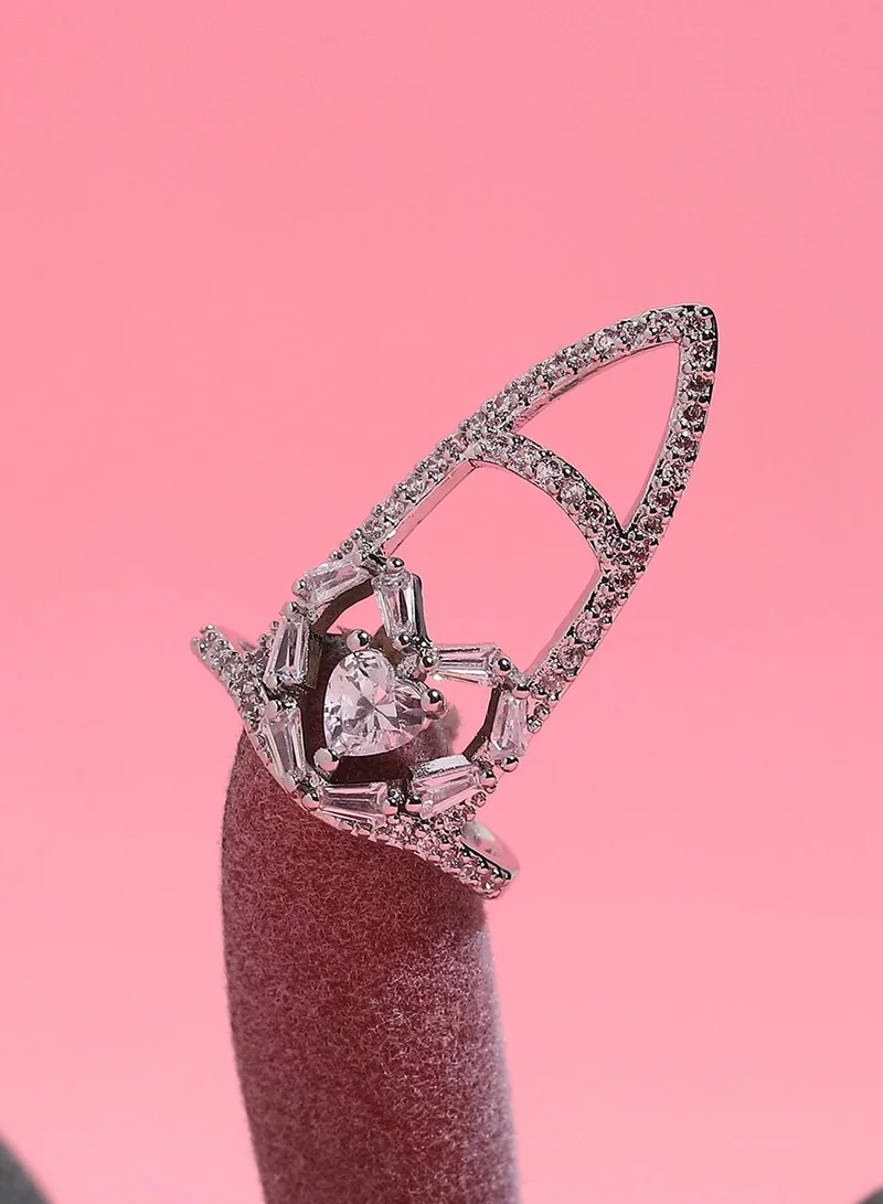 SOHI Party Artificial Nail Ring Jewellery