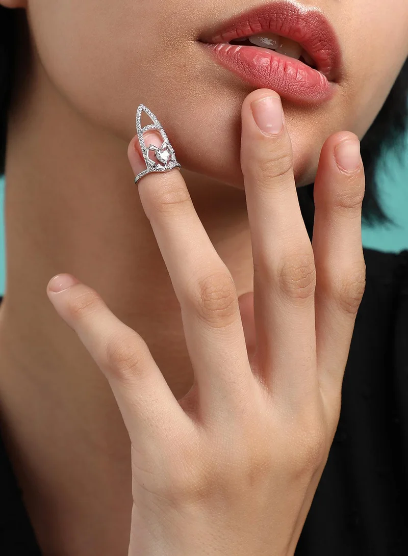 SOHI Party Artificial Nail Ring Jewellery