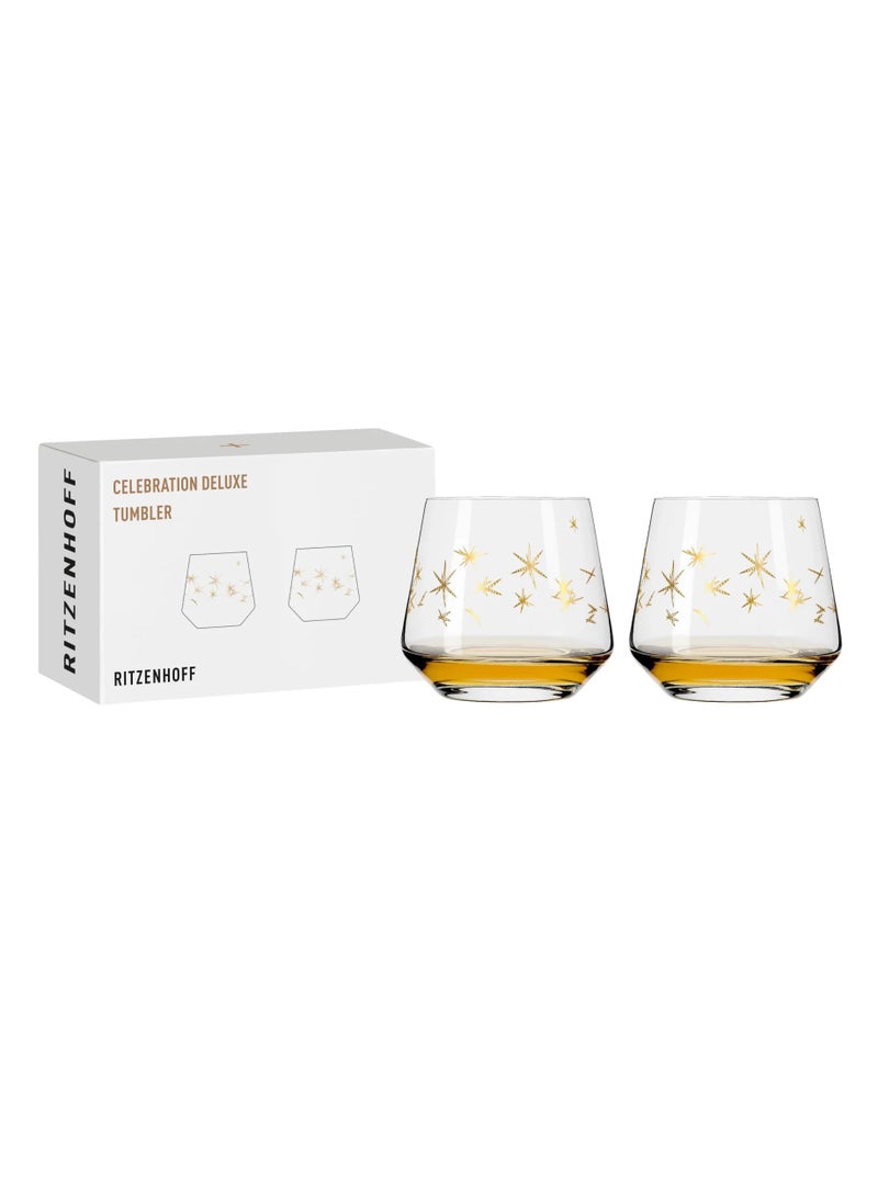 RITZENHOFF Crystal Tumbler Set of 2 (420 ml), Premium Drinking Glass, Dishwasher Safe, Exclusive Gift Box, Made in Germany - Image 1