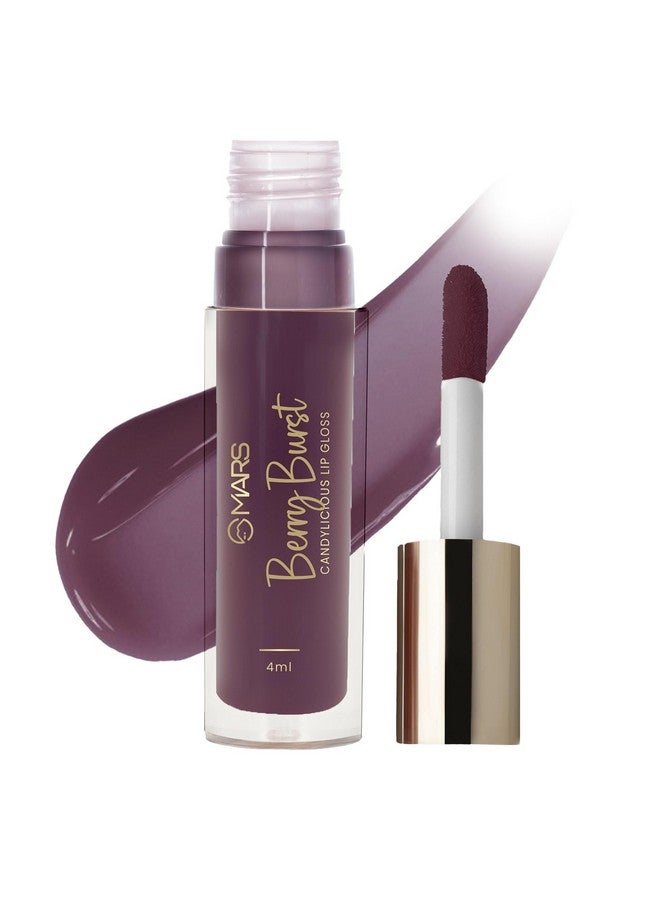 MARS Candylicious Sheer Lip Gloss for Women | Hydrating & High Shine | Lightweight | Non-Sticky | Enriched with Vitamin-E, Hyaluronic Acid & Avocado Ester (4.0ml) (12-BERRY BURST) - Image 1