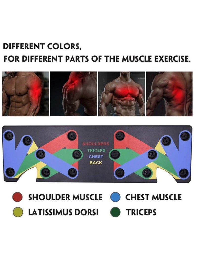 Generic - 9 In 1 Multi-Function Push Up Training Board For Home Workouts - Image 1