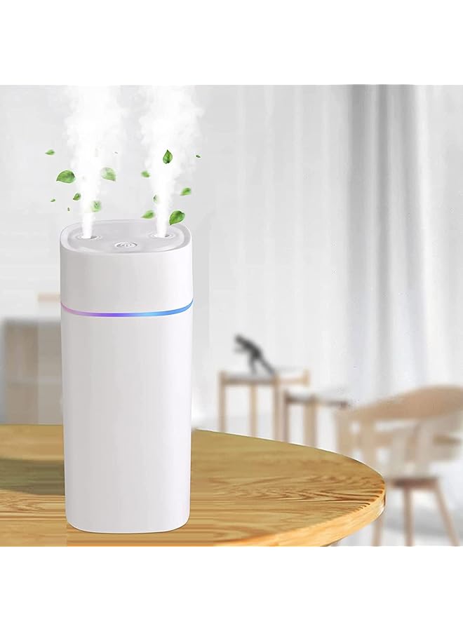LINJIE Air Humidifier,600ML Cool Mist Humidifier,Air Vaporizer With Colorful Mood Lights,Aroma Diffuser Mute Essential Oil Diffuser For Baby Room Home Car Yoga SPA Autooff  - Image 1