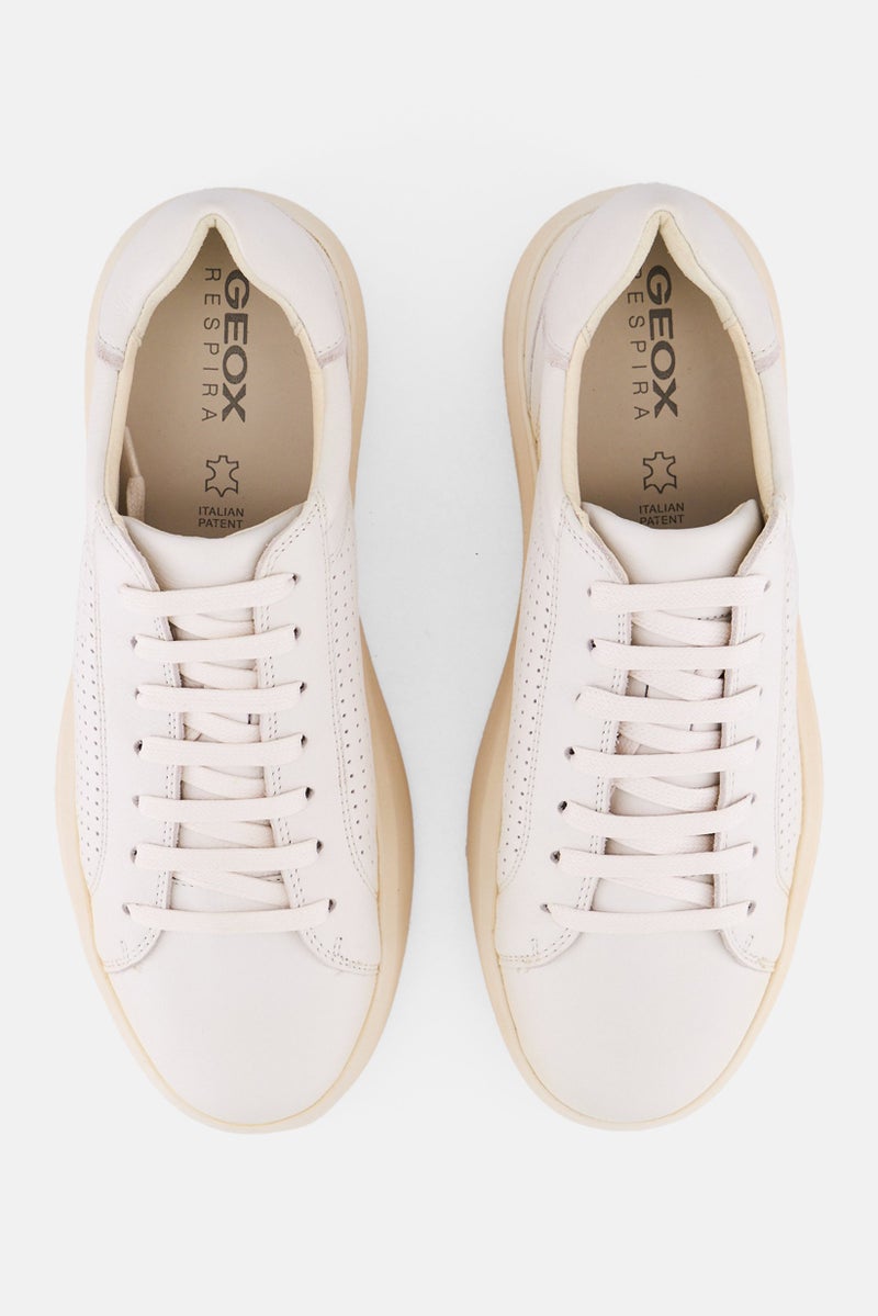 GEOX Men Lace Up Casual Shoes, White  - Image 2