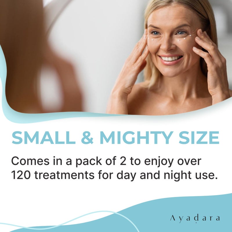 Ayadara Day & Night Cystic Acne Spot Care for Skin, Hormonal Acne Support for Daytime & Overnight, Cystic Acne Skin Balancing Formula for Face, Acne Cream with Tea Tree & Bentonite Clay, 90 Day Supply - Image 3