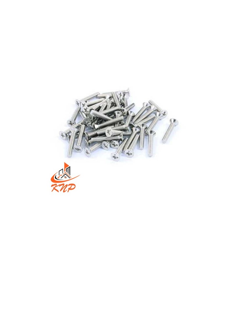 KNP Countersunk Machine Screws - Pack of 200 (M4 x 12mm) - Image 3