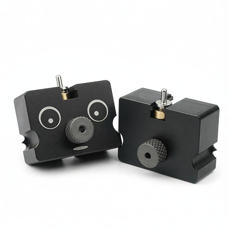 Aluminium Alloy Invisible Connector Hole Positioning Puncher Home Woodworking Decoration Furniture Connector Hole Opening Installation Tool Wardrobe Cupboard Invisible Connector Installation - Image 3