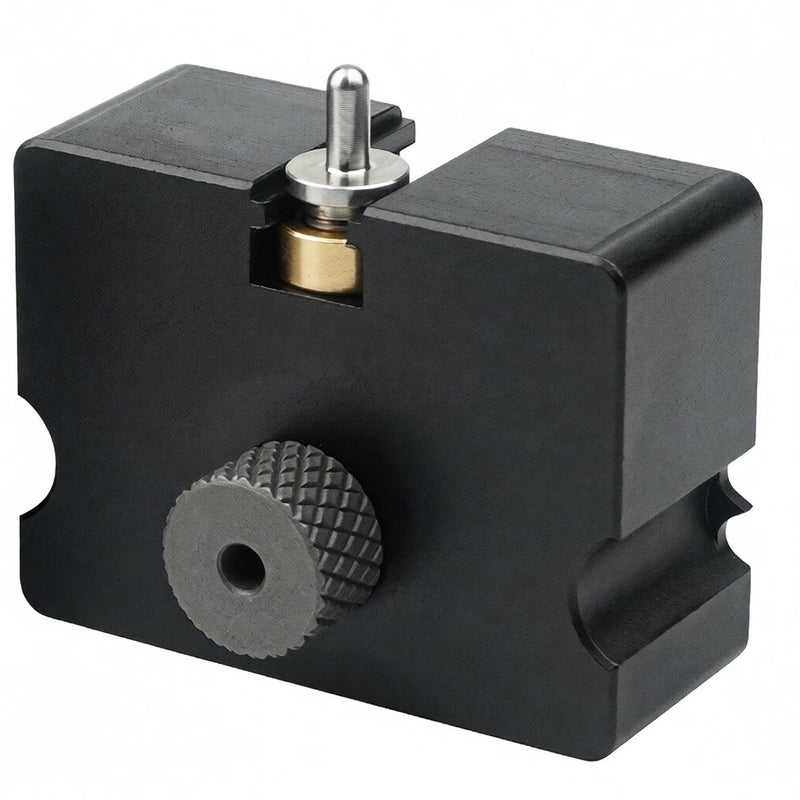 Aluminium Alloy Invisible Connector Hole Positioning Puncher Home Woodworking Decoration Furniture Connector Hole Opening Installation Tool Wardrobe Cupboard Invisible Connector Installation - Image 1