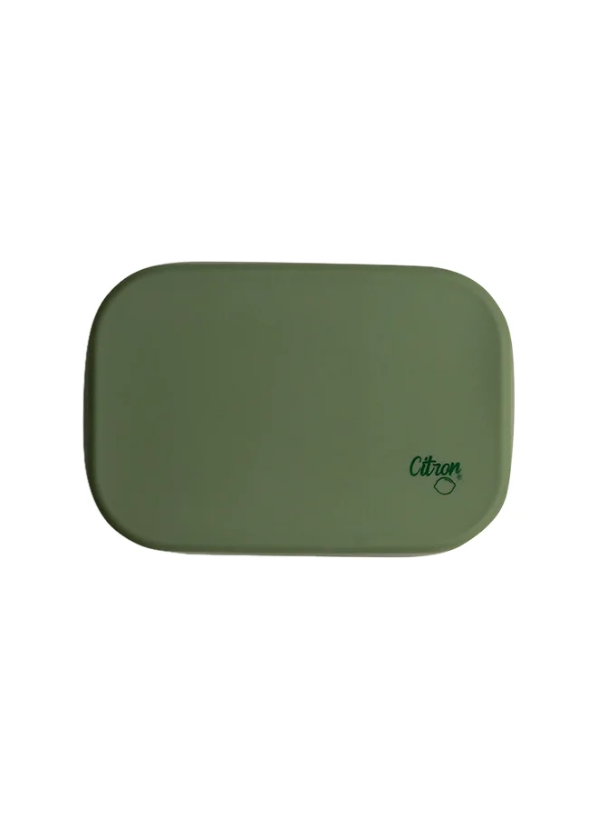 سترون Mini Stainless Steel Snackbox With 1 Compartment For Kids, Leak Proof And Bpa Free - Green