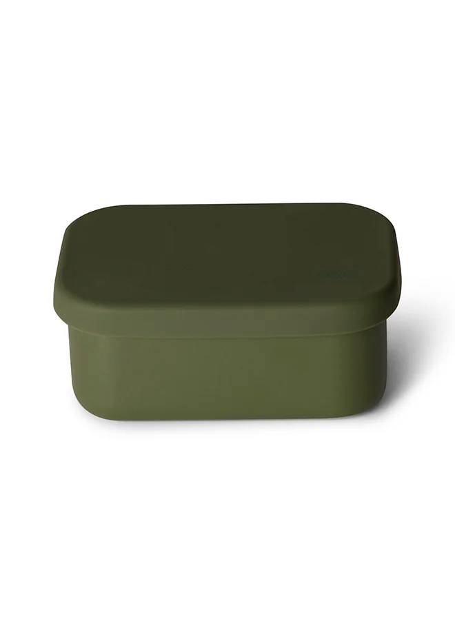 سترون Mini Stainless Steel Snackbox With 1 Compartment For Kids, Leak Proof And Bpa Free - Green