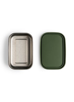 Citron Mini Stainless Steel Snackbox With 1 Compartment For Kids, Leak Proof And Bpa Free - Green  - Image 4