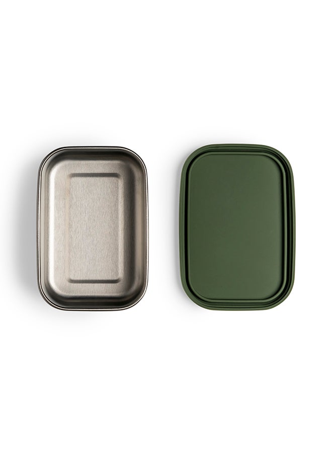 Citron Mini Stainless Steel Snackbox With 1 Compartment For Kids, Leak Proof And Bpa Free - Green  - Image 4