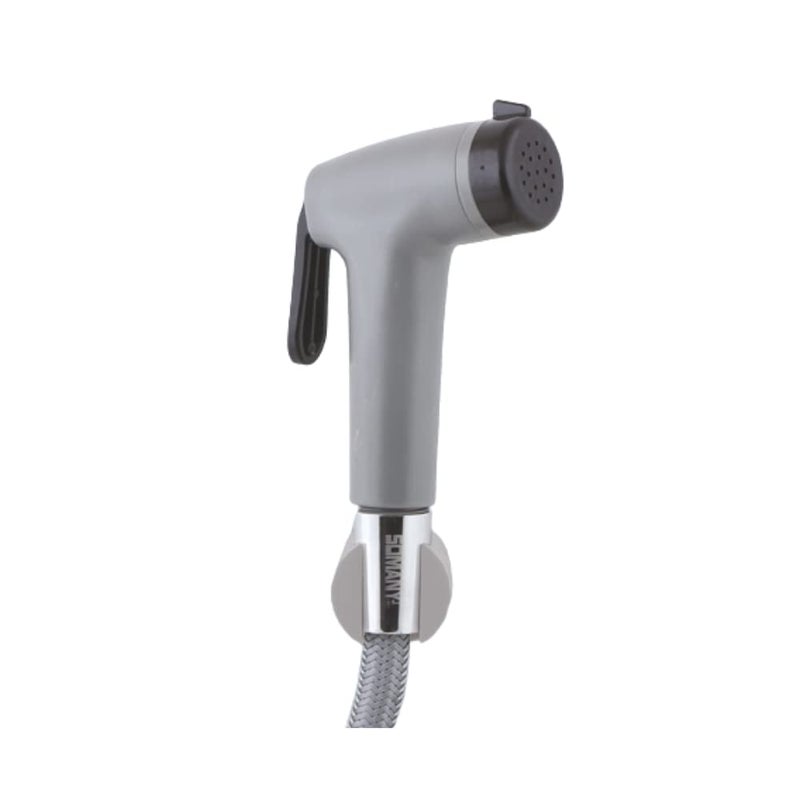 Somany Bathware Somany Stella PVC Health Faucet Jet Spray with Continuous Flow Options Grey - Image 1