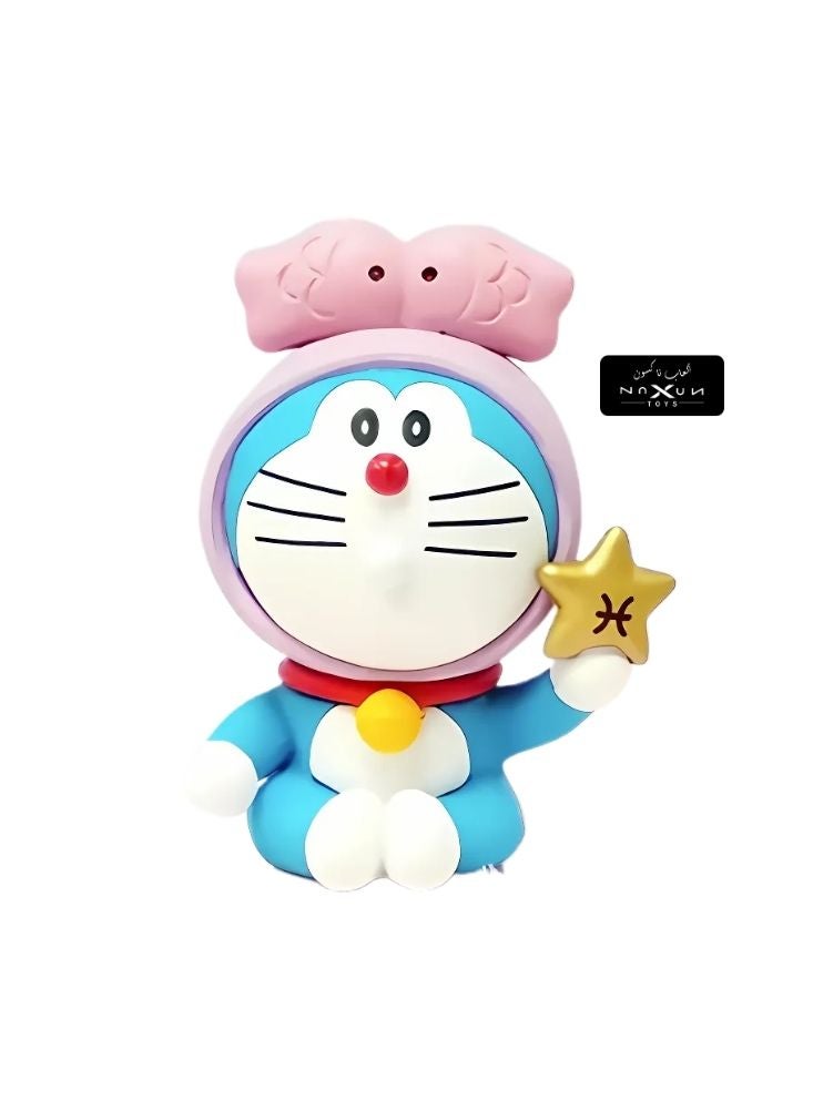 Doraemon Cute Doraemon Collectible Figure – Zodiac Pisces Star Edition PVC Toy - Image 1