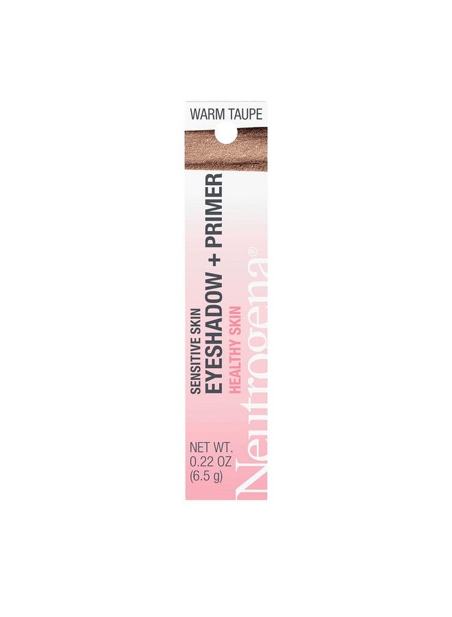 Neutrogena Sensitive Skin Eyeshadow + Primer A Longwearing 2 In 1 Metallic Eyeshadow For Sensitive Skin With Pro Vitamin B5 Lightweight Cream To Powder Formula Warm Taupe 0.22 Oz - Image 2