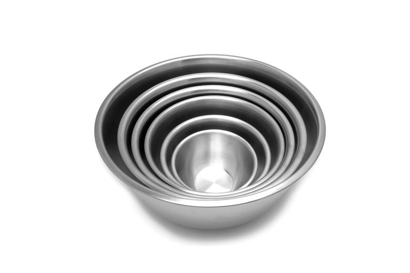 Fox Run 6-Piece Nesting Stainless Steel Polished Mirror Finish Mixing Bowls Set, 0.5, 1.25, 2.75, 4.25, 6.25 and 10.75 Quart - Image 4