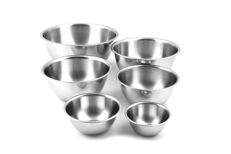 Fox Run 6-Piece Nesting Stainless Steel Polished Mirror Finish Mixing Bowls Set, 0.5, 1.25, 2.75, 4.25, 6.25 and 10.75 Quart - Image 1