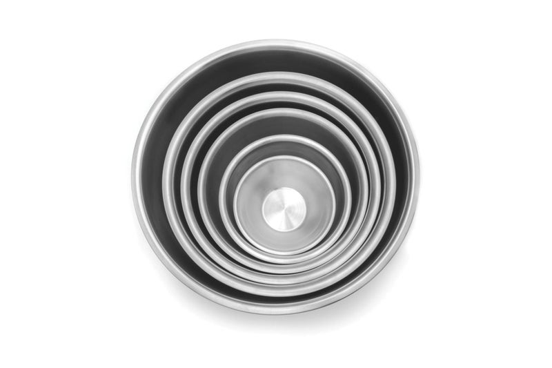 Fox Run 6-Piece Nesting Stainless Steel Polished Mirror Finish Mixing Bowls Set, 0.5, 1.25, 2.75, 4.25, 6.25 and 10.75 Quart - Image 5