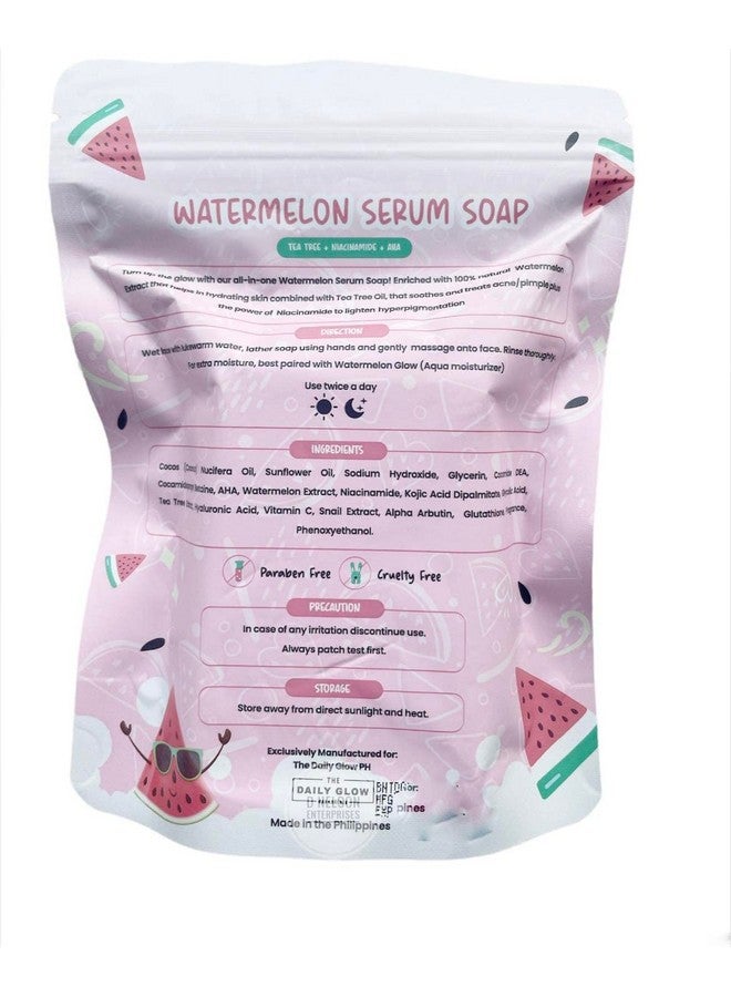 The Daily Glow Essentials Watermelon Serum Soap 2 Bars X 135G - Image 3