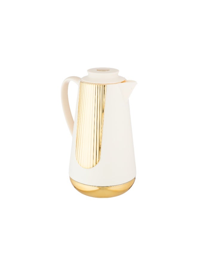 اباريك الصفا طقم ترامس شاي وقهوة 1 لتر لون بيج - Image 2