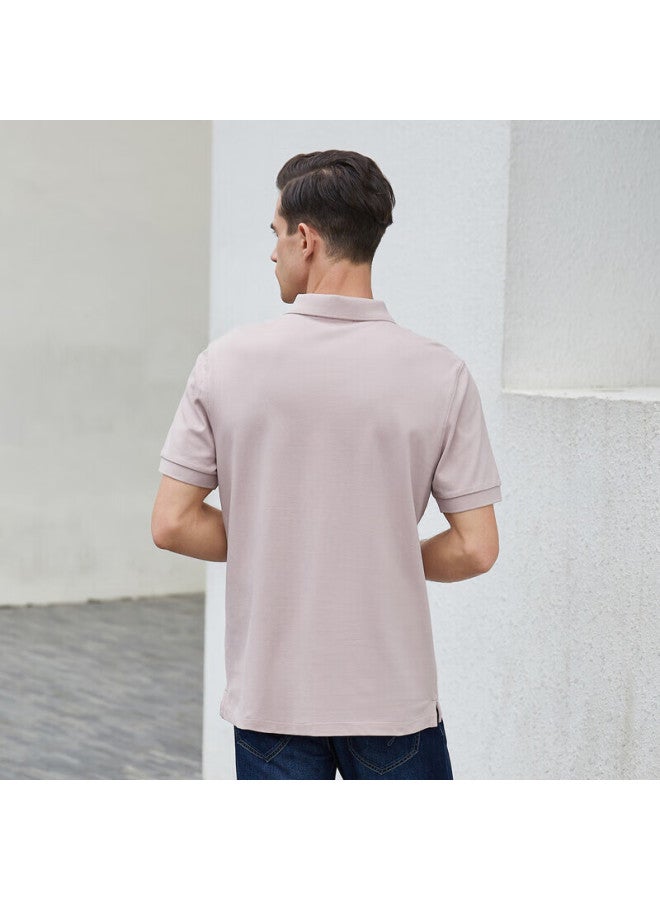 Youngor Men's T-shirt, Summer Casual Short-sleeve T-shirt For Young Men, Gspc533011ofa, Pink, 2XL - Image 1
