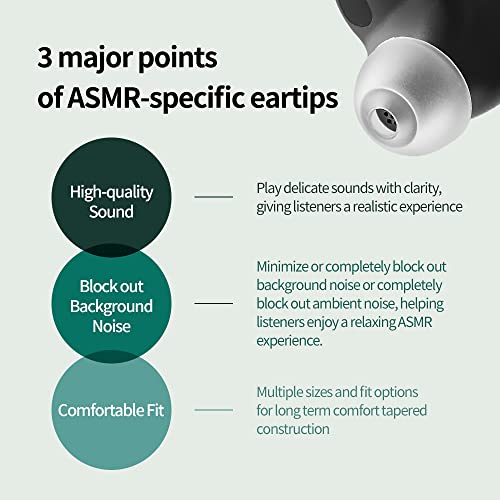 AZLA SednaEarfit MAX ASMR Standard (S) - Earbud Tips for Wireless Headphones - Noise Canceling Earbuds Replacement Tips - Eartips Compatible with Sony, Beats, JLab, Samsung, Sennheiser and Skullcandy - Image 2