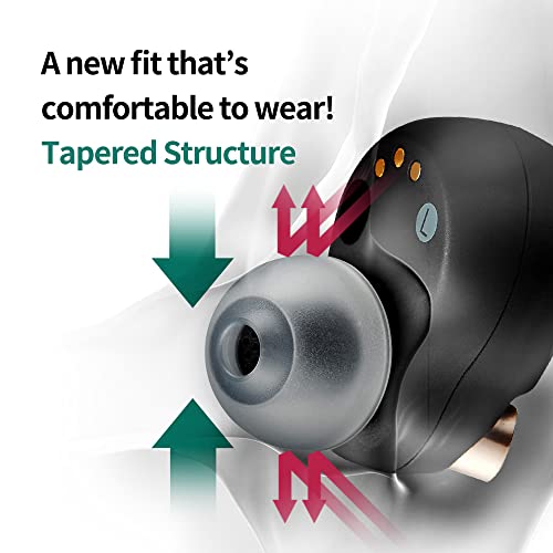 AZLA SednaEarfit MAX ASMR Standard (S) - Earbud Tips for Wireless Headphones - Noise Canceling Earbuds Replacement Tips - Eartips Compatible with Sony, Beats, JLab, Samsung, Sennheiser and Skullcandy - Image 4