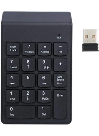 كيبورد لاسلكي نحيف مع لوحة أرقام ونظام NumLock – عملي وسهل الاستخدام - pzsku/Z9132182F6F80C97D0EBAZ/45/1751110771/5398aca8-733a-405f-8c20-29be743e0939