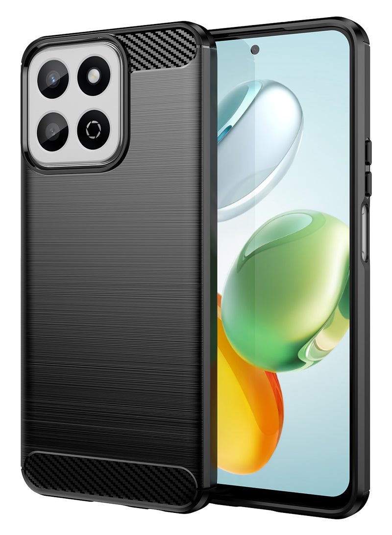 Fankalo [1+2 Sets] For Honor X7c Case & Screen Protector Soft TPU Brushed Texture Anti-Slip Cover with Scratch Resistant Tempered Glass - Image 2