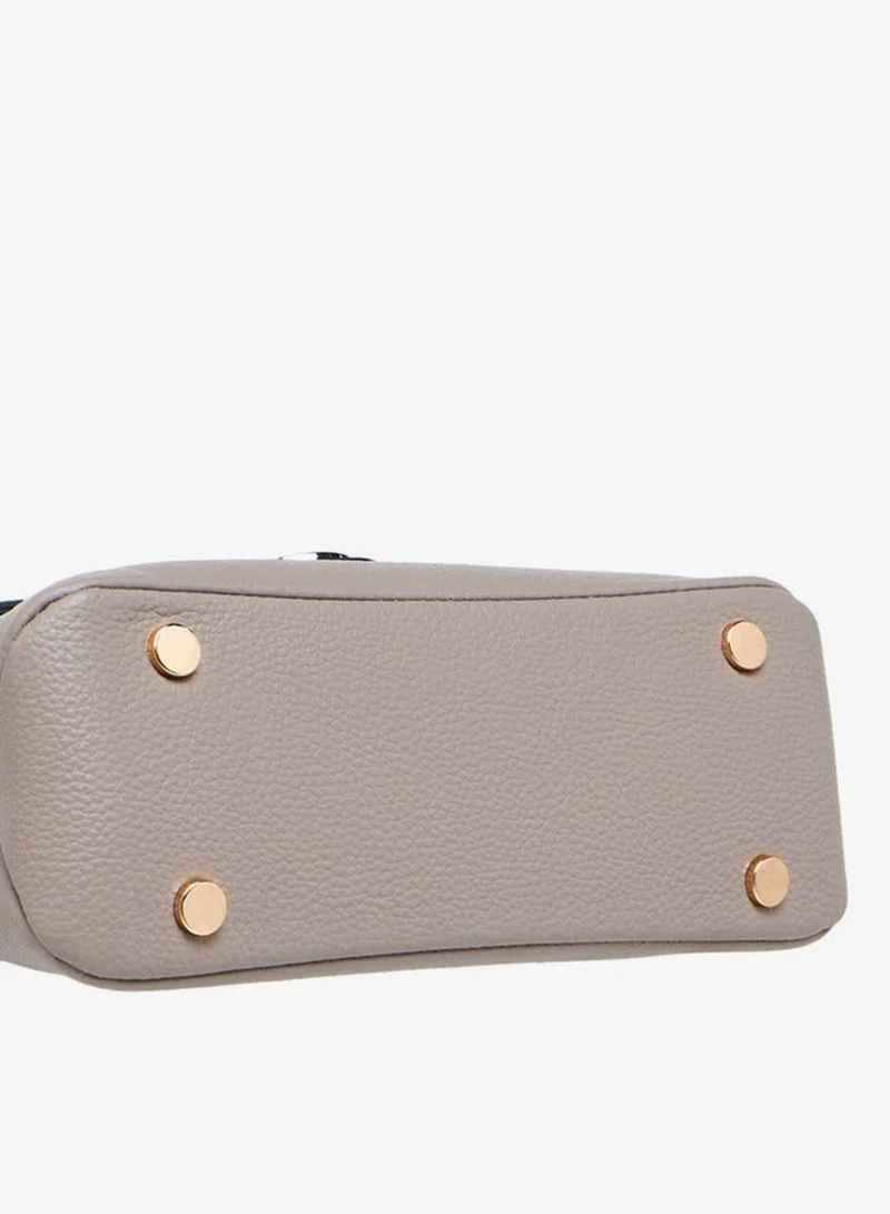 Paprika GREY Textured Crossbody Bag with Chain Strap for Women | Best Price UAE