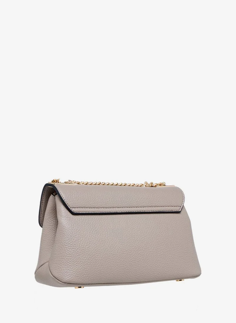 Paprika GREY Textured Crossbody Bag with Chain Strap for Women | Best Price UAE