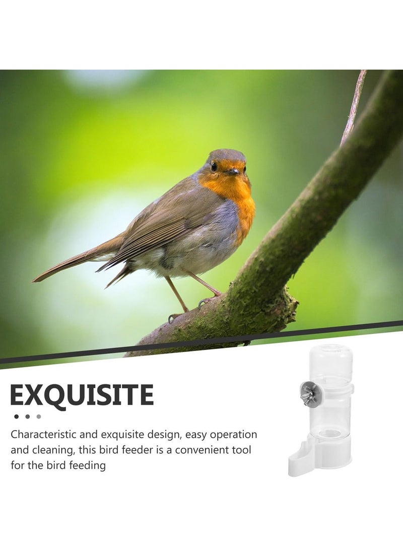 CMGTYYD - Bird Water Feeder, 2 Pcs 140ML Automatic Bird Water Food Dispenser Bird Water Bottle Drinker Bird Cage Accessories for Parrot Budgie Cockatiel Parakeet Lovebirds - Image 1