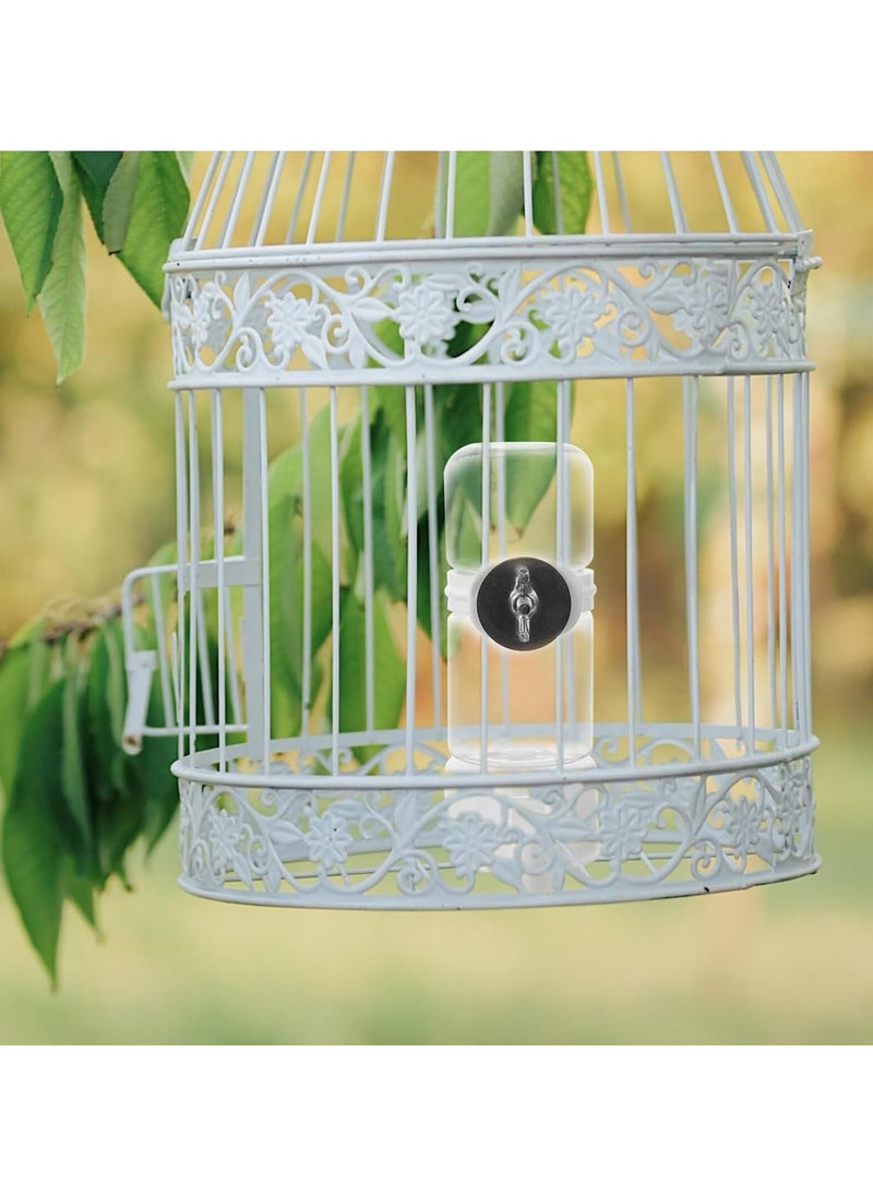 CMGTYYD - Bird Water Feeder, 2 Pcs 140ML Automatic Bird Water Food Dispenser Bird Water Bottle Drinker Bird Cage Accessories for Parrot Budgie Cockatiel Parakeet Lovebirds - Image 1