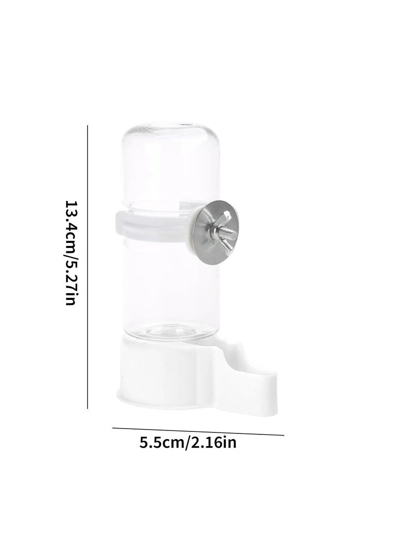 CMGTYYD - Bird Water Feeder, 2 Pcs 140ML Automatic Bird Water Food Dispenser Bird Water Bottle Drinker Bird Cage Accessories for Parrot Budgie Cockatiel Parakeet Lovebirds - Image 1