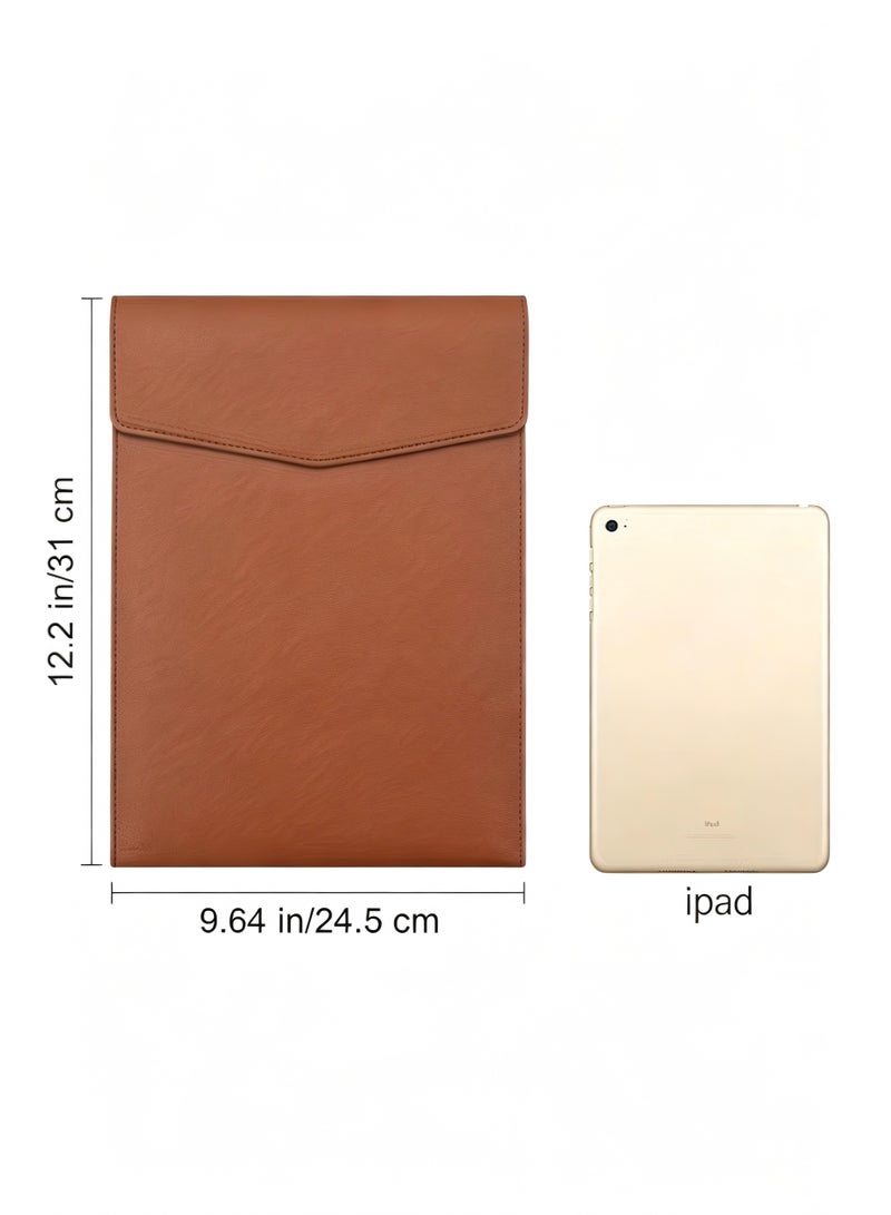 File Folder A4 Document Holder File Envelope Portfolio Case Filing File Organizer for Letter Size with Magnetic Button Closure Office - Image 3
