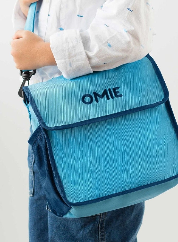 أومي OmieLife OmieTote Lunch Bag-Blue - Image 3