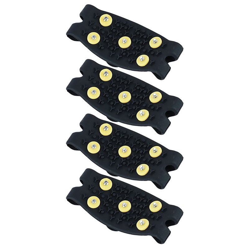 2 Pairs Shoe Ice Grippers Spike Snow Shoes Grippers Climbing Hiking Shoes Spike Climbing Supplies - Image 5