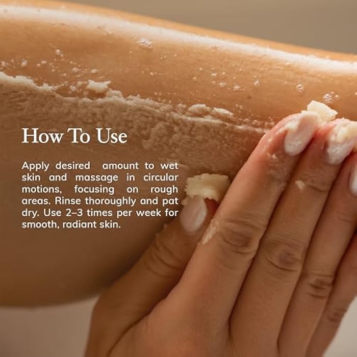 Deep Steep Sugar Scrub, Lilac Blossom, 8 oz – Exfoliating Body Scrub with Organic Coconut Oil, Shea Butter & Argan Oil – Vegan, Clean Beauty, Smooth, Soft & Nourished Skin - Image 4