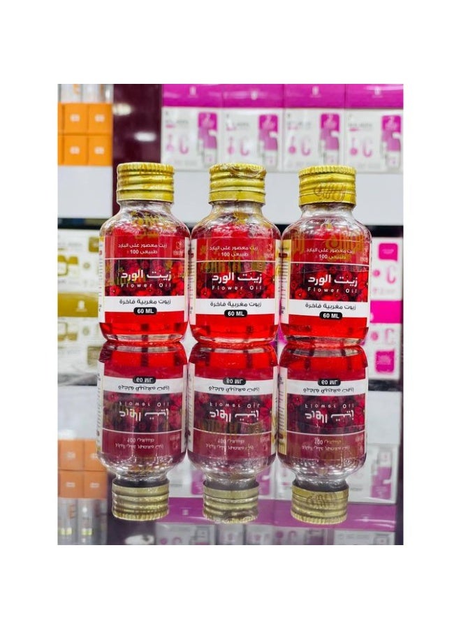 زيت الورد الأحمر المغربي الأصلي - تفتيح وترطيب وعناية مكثفة للبشرة الحساسة - Image 2