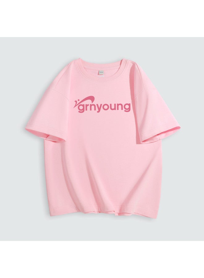Noble bird Cotton】girls Short Sleeve T-shirt, Thin And Breathable Sportswear, Half Sleeve Top For Big Kids - Image 2