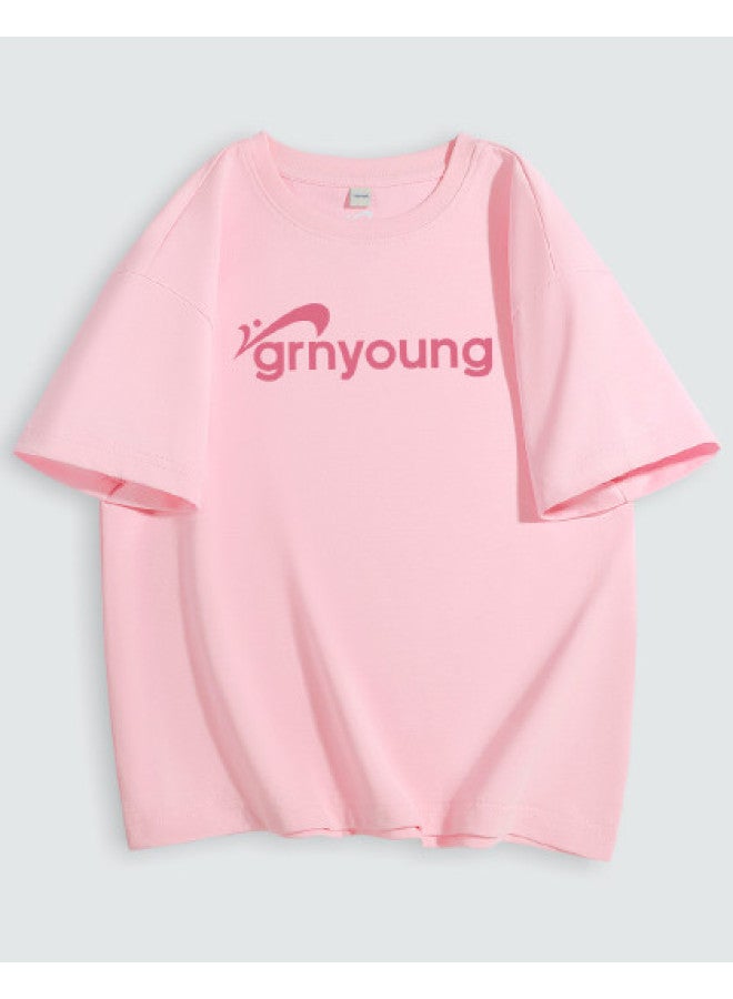 Noble bird Cotton】girls Short Sleeve T-shirt, Thin And Breathable Sportswear, Half Sleeve Top For Big Kids - Image 1