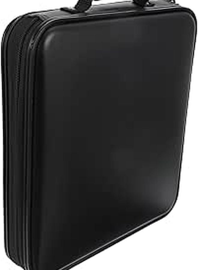 Large Capacity CD DVD Storage Case Heavy Duty Travel Organizer Pouch Black - Image 1