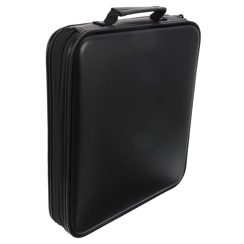 Large Capacity CD DVD Storage Case Heavy Duty Travel Organizer Pouch Black - Image 2