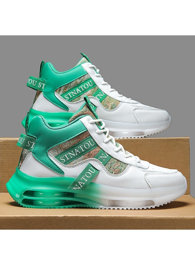 PHANTOM أحذية رجالية خفيفة الوزن وغير قابلة للانزلاق عصرية عالية القمة، أحذية رياضية عصرية للاستخدام الخارجي - Image 1