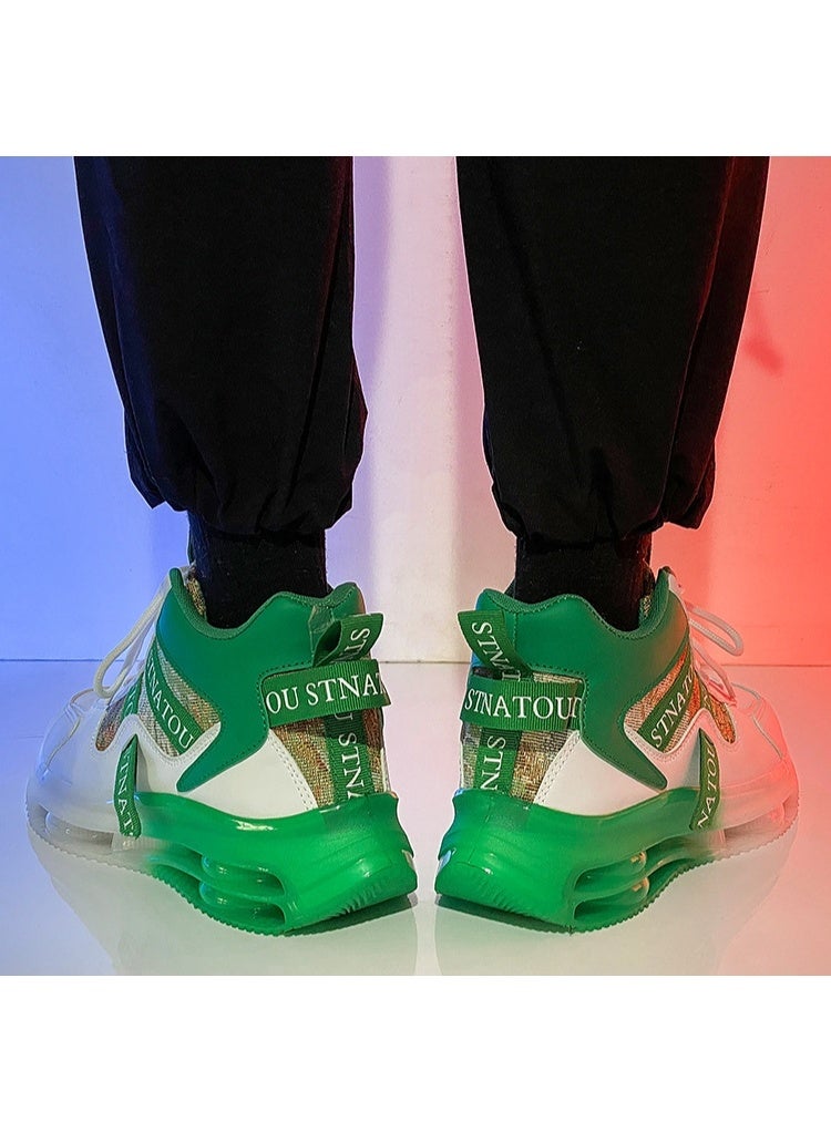 PHANTOM أحذية رجالية خفيفة الوزن وغير قابلة للانزلاق عصرية عالية القمة، أحذية رياضية عصرية للاستخدام الخارجي - Image 3