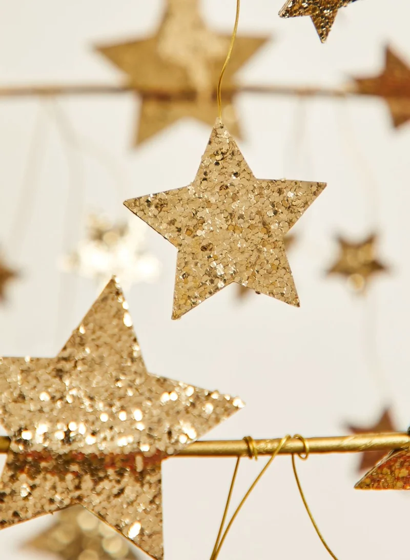 Party Camel Gold Sparkle Star Chandelier