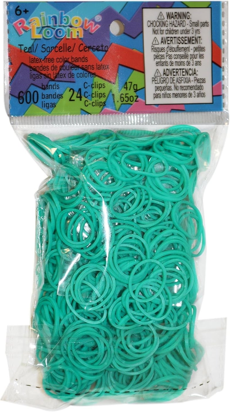 أشرطة مطاطية ذات لون أزرق فاتح من Rainbow Loom